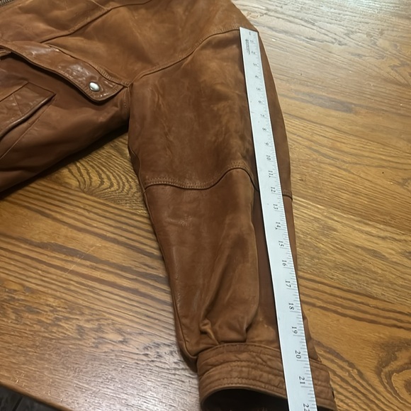 VINTAGE Members Only Leather Jacket Mens 42 Suede Bomber Quilt Lined 90s * - Picture 9 of 10